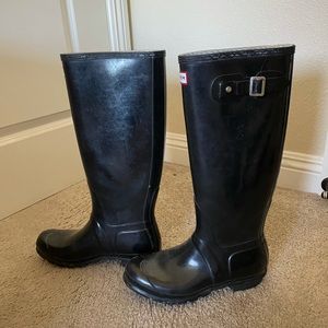 Hunter tall rain boots